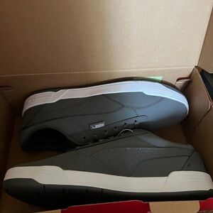 Puma Men's Charcoal and White Sneakers